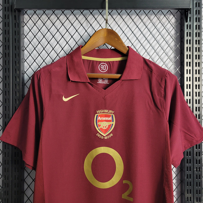 Camiseta Retro Arsenal FC Visitante T- 2005/2006