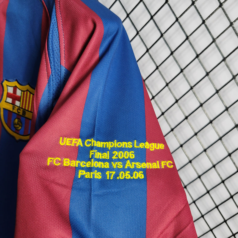 Camiseta Retro FC Barcelona Local Edición Final UCL T- 05/06