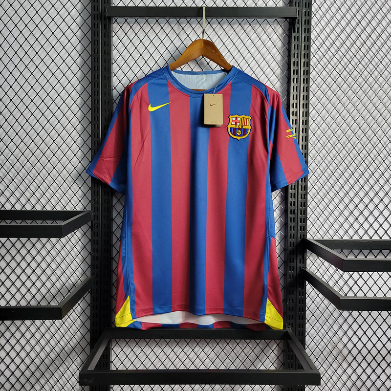 Camiseta Retro FC Barcelona Local Edición Final UCL T- 05/06