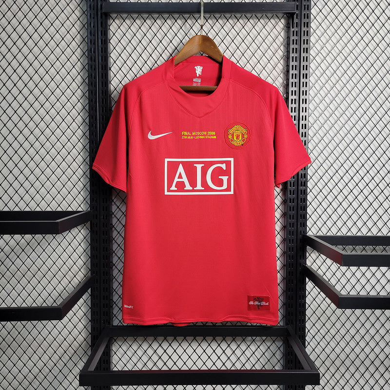 Camiseta Retro Manchester United Local T- 2007/2008