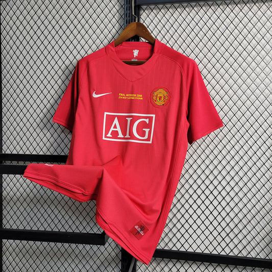 Camiseta Retro Manchester United Local T- 2007/2008