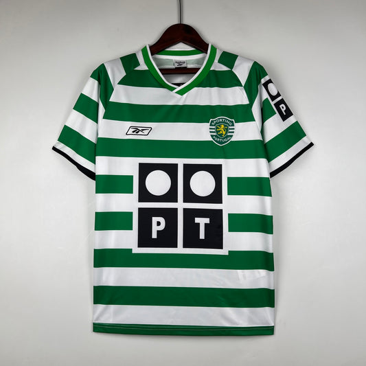 Camiseta Retro Sporting Lisboa Local T- 03/04