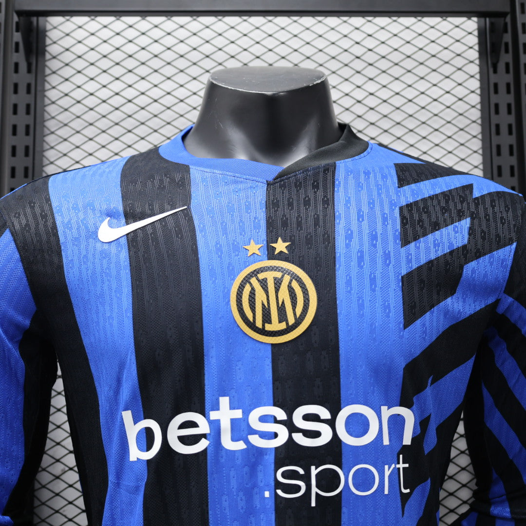 Camiseta Inter Milán Local T- 24/25 Manga Larga Player